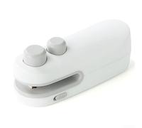 Dispositivo compacto y eficiente de sellado de aperitivos, diseño recargable inalámbrico para un uso cómodo en cualquier lugar (blanco)