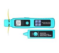 Dispositivo completo de sistemas de diagnóstico de fibra recargable con sistemas de carga, haz rojo de 30 mW y función de trazado de línea RJ45, herramienta de diagnóstico de red de fibra para