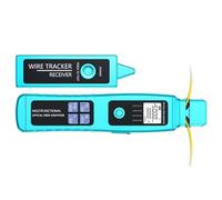 Dispositivo completo de sistemas de diagnóstico de fibra recargable con sistemas de carga, haz rojo de 30 mW y función de trazado de línea RJ45, cable óptico de fibra y probador de red