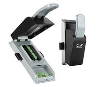 Dispositivo cortador de píldoras de centrado automático, divisor de píldoras de aluminio con hoja inoxidable 402, diseño anticorte, control de funcionamiento ergonómico, diseñado en los Estados Unidos