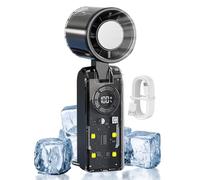 Dispositivo De Acondicionamiento De Collar Portátil: Ventilador Plegable Inalámbrico, Potencia Tipo C, Ventilación De Bolsillo Pequeño | Innovador Refresco De Verano, Dispositivo De Escritorio Manos L