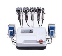 Dispositivo de Adelgazamiento Sauna Corporal portátil 40k Máquina de cavitación ultrasónica Cuerpo de vacío Radiofrecuencia Lipolaser 6 en 1 Máquina Profesional Marfil (Marfil)