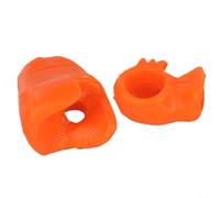 Dispositivo de agarre de arco para violín viola para ayudar a principiantes con flexión del pulgar y curvas meñiques para una mejor técnica de arco (naranja)