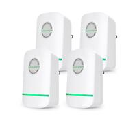 Dispositivo de Ahorro de Energía Stop Watt, Power Saver Pro X, Caja de Ahorro de Electricidad, Paquete 4 Dispositivos Profesionales de Ahorro de