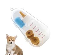 Dispositivo de alimentación de leche para cachorros | Herramienta portátil multifuncional con cabeza de silicona | Botella de alimentación para gatitos, para alimentar medicamentos con agua y leche