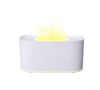 Dispositivo de aromaterapia con doble configuración de pulverización junto con un diseño elegante que se adapta a cualquier entorno mientras promueve la relajación (blanco)