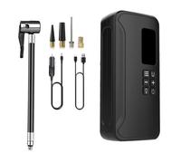 Dispositivo de arranque de bicicleta para coche, inflador digital de neumáticos con luz LED para situaciones inesperadas de baja presión, inflador multifuncional con linterna