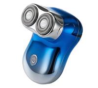 Dispositivo de aseo para hombres, afeitadoras eléctricas, recortadora eléctrica de doble cabeza, herramienta de afeitado recargable, para personas ocupadas