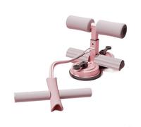 Dispositivo de asistencia para sentadillas con 6 tubos de resistencia de altura ajustable, entrenador abdominal con base de doble ventosa, asas ergonómicas de espuma para gimnasio en casa