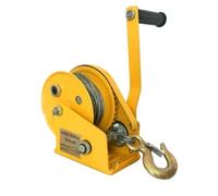 Dispositivo de bloqueo automático bidireccional, cabrestante Manual pequeño, Mini cuerda de alambre con gancho, polipasto de tracción portátil