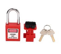 Dispositivo de Bloqueo de Disyuntor, Cuerpo de Nailon PA, Barra de Bloqueo Cromada, Bloqueo de Disyuntor Universal, Kits de Bloqueo Y Etiquetado para Uso Industrial