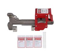 Dispositivo de Bloqueo de Válvula de Bola para Manijas, Seguridad para Válvulas DN8 - DN100 - Estructura Metálica Resistente, Protección Contra Aperturas Accidentales