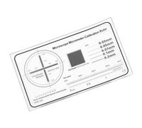 Dispositivo de calibración de ajuste, herramienta de enfoque de microscopio que mejora las precisiones de observación para ciencia y educación, escala de calibración precisa para microscopios