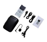 Dispositivo de cambio de voz portátil 16 efectos de sonido coloridos transmisión en vivo micrófono de mano cambiador de voz