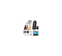 Dispositivo de captura de video Plug and Play, convertidor de VHS a digital para PC Mac, adaptador convertidor de AV a USB con entradas RCA S-Video,
