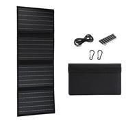 Dispositivo de carga solar portátil de 40 W, plegable, carga solar, dispositivos de carga de placa celular para viajes, camping, senderismo, para estaciones de energía portátiles