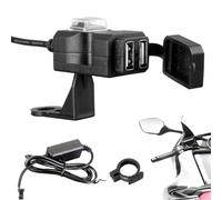Dispositivo de carga USB del motor | Salida de carga rápida impermeable - Adaptador de carga USB para motocicleta | para GPS, tableta, scooter, motor