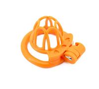 Dispositivo De Castidad De Plástico,Jaula Para Pene Para Hombres,Jaula Para Pene Gay,Jaula De Castidad Para Esclavos Con 4 Anillos De Tamaños Activos,Juguetes Sexuales,Bondage Pequeño Para Ho