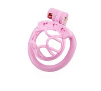 Dispositivo De Castidad De Plástico,Jaula Para Pene Para Hombres,Jaula Para Pene Gay,Jaula De Castidad Para Esclavos Con 4 Anillos De Tamaño Activo,Juguetes Sexuales,Bondage Pequeño Para Homb