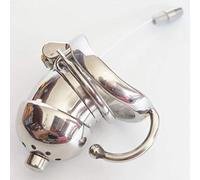 Dispositivo De Castidad Masculina De Acero Inoxidable Jaula De Pene Para Adultos Bondage Jaula De Castidad Con Catéter Juguete Sexual Para Hombres Apuesta De Castidad,40 mm / 1.5 zoll durchmesser