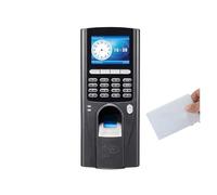 Dispositivo de Control de acceso biométrico con huella dactilar TFS30, tarjeta RFID, controlador de acceso a puerta, de tiempo de asistencia, reloj Con soporte multilingüe y de personal(TFS30-B-IC)