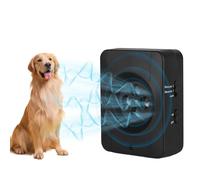 Dispositivo de control de ladridos, dispositivo antiladridos automático con 4 transmisores ultrasónicos, disuasorio ultrasónico de ladridos de perros con rango de 33 pies, recargable e impermeable