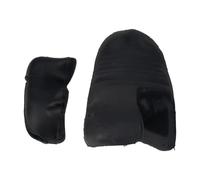 Dispositivo de corrección de agarre de arco de silicona que mejora la flexibilidad del pulgar y la posición del meñique para violines (negro)