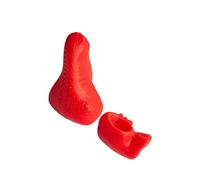 Dispositivo de corrección de agarre de arco de violín, accesorio para principiantes, ortesis para enseñar violín, Viola, aprendiz piezas y accesorios violín (Color : Red)