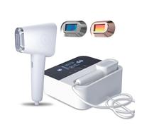 Dispositivo de depilación láser, 3 en 1, dispositivo removedor de vello doméstico de grado de salón de belleza con sistema de refrigeración, IPL corporal sin dolor, depilación láser para cara, axilas,