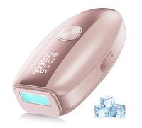 Dispositivo de depilación láser IPL para mujeres y hombres, seguro en casa 5 ℃, refrigeración por hielo, indoloro y resultados duraderos, 86% menos de vello en 3 semanas para todo el cuerpo y la cara