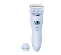 Dispositivo de depilación lavable con pantalla digital, herramienta de eliminación de vello, textura ABS, adecuado para uso corporal y facial, recargable por USB, afeitadora para mujer