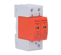 Dispositivo de Descargador 2P 420V AC 40kA Dispositivo De ProteccióN contra Sobretensiones 2P Descargador de SobretensióN Montaje en Riel DIN 35 mm