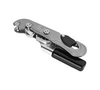 Dispositivo de Descenso, Ascenso y rápel para Escalada en Roca, Tope automático de Cuerda con Resorte y Ranuras disipadoras de Calor para Equipo de Escalada