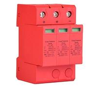 Dispositivo de Detención de Protector de Sobretensión de 3P 3.0KV DC Para Protección Contra Rayos Montaje en Carril DIN de 5 mm(3p40ka)