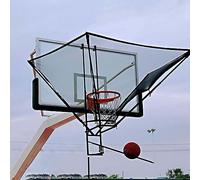 Dispositivo de Devolución Pelota Sistema Colgante Negro Baloncesto Práctica de Ayuda, Sistema metálico de devolución de tiros de baloncesto fácil de montar, Sistema de retorno de baloncesto de práctic