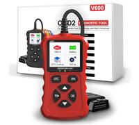 Dispositivo de diagnóstico automático Lector de código de escaneo iKiKin obd2, Lector automático de código de Error para Todos los vehículos OBD II/eobd, Rojo Brillante