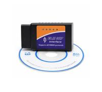 Dispositivo de Diagnóstico OBD2 Auto Adaptador WiFi con CD, Escáner de Diagnóstico Auto Lector de Códigos, Adaptador OBD2 para iOS, para Android, para Windows, Compatible con Todos los Protocolos