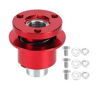 Dispositivo de dirección del cierre rápido, Yctze Para Universal Quick Release 360 Buje del volante Log 3 Orificios Desmontaje Fast Fast Connection Despeje de la rueda Buje de la rueda Rap