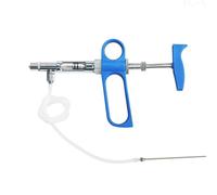 Dispositivo De DosificacióN Continua Inyector Aguja Ajustable Para Vacuna Contra La Gripe Aviar 2ml Continuo Para Animales Granja Para Cerdos Vacas Ovejas Y Pollos