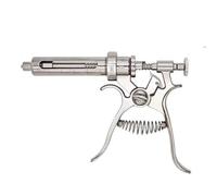 Dispositivo De DosificacióN Continua Inyector De Vacuna Veterinaria Metal Pistola Jeringa Continua Automática Para Ganado Ovejas Y Cerdos 10ml 20 Ml 30ml 50ml 1 Ud(10ml)