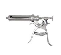 Dispositivo De DosificacióN Continua Inyector De Vacuna Veterinaria Metal Pistola Jeringa Continua Automática Para Ganado Ovejas Y Cerdos 10ml 20 Ml 30ml 50ml 1 Ud(20ml)