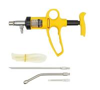 Dispositivo De DosificacióN Continua Pistola De Inmersión Veterinaria 5ml/10ml Inyector Jeringa Continua Para Animales Dispositivo Infusión Cerdo Ganado Oveja Pollo(10ml)