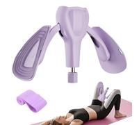 Dispositivo de Ejercicio del Suelo Pélvico, Entrenador Ajustable de Kegel de 77 LB para Pierna Interior y Cadera, Equipamiento de Entrenamiento en Casa para Hombres y Mujeres, con Banda, Color Morado