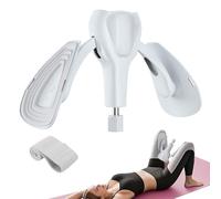 Dispositivo de Ejercicio del Suelo Pélvico, Entrenador Ajustable de Kegel de 77 LB para Pierna Interior y Cadera, Equipamiento de Entrenamiento en Casa para Hombres y Mujeres, con Banda, Color Gris