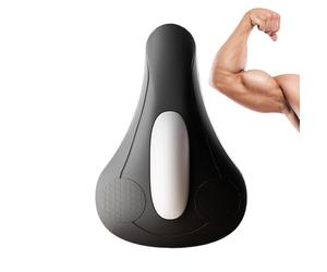 Dispositivo de ejercicio: entrenador masculino recargable, equipo de fortalecimiento del suelo pélvico, estimulador muscular íntimo con 4 modos, herramienta de bienestar discreta para entrenamiento en