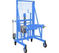 Dispositivo de elevación y volcado de bidones Liftomat L/M eurokraft pro, altura de elevación 1100 mm