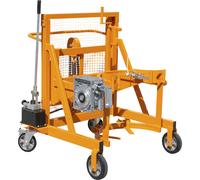 Dispositivo de elevación y volcado de bidones Liftomat L/M eurokraft pro, altura de elevación 450 mm