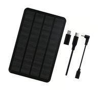 Dispositivo de energía solar resistente a la intemperie, soporte ajustable de 360 grados para cámara al aire libre, panel solar con pequeño USB