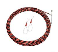 Dispositivo de enhebrado de cables de electricista de 5 mm, 5/15/30 m, guía de alambre de nailon para correr cables eléctricos debajo de tablas de suelo sobre techo (15 m)