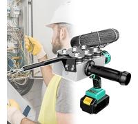 Dispositivo De Enhebrado De Cables Ocultos Para Electricistas, Tirador De Cables Eléctrico Inalámbrico De 40 M/min, Velocidad Variable Continua, Para Construcción E Hidroelectricidad,1 Battery